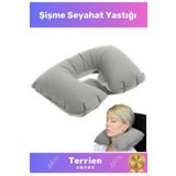 Terrien Smart Seri Çok Rahat Şişme Kullanışlı Pratik Ortopedik Seyahat Yumuşak Uyku Boyun Yastığı