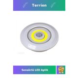 Terrien Smart Seri Yüksek Led Teknolojili Kaliteli Pratik Kolay Monte Hareket Sensörlü Aplik Pilli Lamba