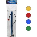 Ters Basmalı Metal Gövde Plastik Kol Iran El Pompası 55CM Top - Bisiklet - Motor Ayaklık Aparatlı (4741)