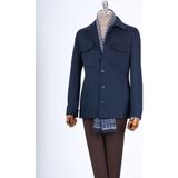 Terzi Adem Altun İtalyan stil slim fit spor mont erkek lacivert T13479 - 52