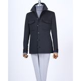 Terzi Adem Altun İtalyan stil slim fit spor mont erkek siyah T13477 - 52
