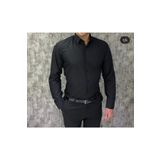 terzi ayhan (3.lü set ürün ) Slim Fit Siyah Gömlek+Siyah Kumaş Pantolon+Kemer