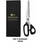 Terzi Market Pin No:11 27 cm Terzi Makası – Profesyonel Kumaş Kesim Makası