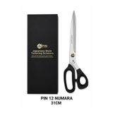 Terzi Market Pin No:12 31 cm Terzi Makası – Profesyonel Büyük Boy Kumaş Kesim Makası