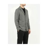 TerziAdemAltun İtalyan stil slim fit erkek spor tek ceket gri T14631