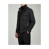 TerziAdemAltun İtalyan stil slim fit fermuarlı ceket pantolon spor takım elbise siyah T14976