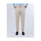 TerziAdemAltun İtalyan stil slim fit gofre kumaş erkek pantolon bej T13955