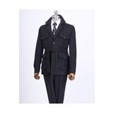 TerziAdemAltun İtalyan stil slim fit kaşe spor mont erkek siyah T13549