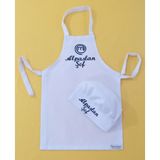 Terzim Ayşenur Master Chef Çocuk Mutfak ve Etkinlik Ana Okulu Önlüğü Su Itici Leke Tutmaz Kumaş Isme Özel Nakış Desenli 0- 14 Yaş - 12 - 14 Yaş - Beyaz