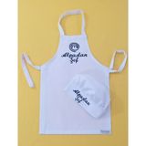 Terzim Ayşenur Master Chef Çocuk Mutfak ve Etkinlik Ana Okulu Önlüğü Su Itici Leke Tutmaz Kumaş Isme Özel Nakış Desenli 0- 14 Yaş - 6 - 8 Yaş - Beyaz