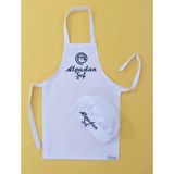 Terzim Ayşenur Master Chef Çocuk Mutfak ve Etkinlik Ana Okulu Önlüğü Su Itici Leke Tutmaz Kumaş Isme Özel Nakış Desenli 0- 14 Yaş - Beyaz - 10 - 12 Yaş
