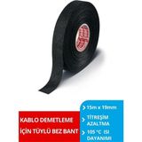 Tesa 51608 19 mm x 25 mt Pet Tüylü Bez Bant