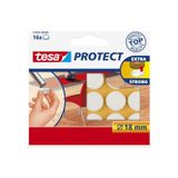 Tesa 57892-00000 Beyaz 16'lı 18 mm Protect Çizilmeyi Önleyici Keçe