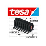 Tesa 8 Adet Tüylü Bez Bant Isıya Dayanıklı 19MM 15 Metre