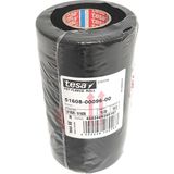 Tesa Bez Bant Tüylü 19MMX15MT 8'li Paket Yanmaz Kumaş Elektrik Kablo Sarma Bantı Tesa® Orijinal Ürün - Siyah