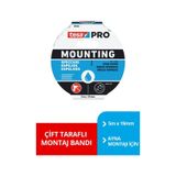 Tesa Çift Taraflı Montaj Bandı - Tesa Pro 66952 Ayna Montaj Bandı, 5m x 19MM