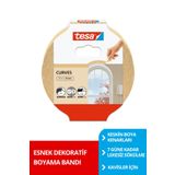 Tesa Esnek Maskeleme Bandı, Kavisler Için Boya Bandı, 25mx25mm - Tamir Bandı