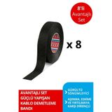 Tesa Pet Tüylü Bez Demetleme Bandı, 15:19mm X8 Adet