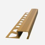 Tesay 10 mm Alüminyum Basamak Profili Eloksal Sarı (6'li Paket)