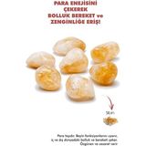 Tesbih Atölyesi Dekoratif Cüzdan Boy Sarı Sitrin Taşı Oval Kesim Doğal Görünümlü Koleksiyon Ürünü