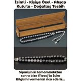 Tesbih Sakarya - Isimli - Kişiye Özel - Püskül Ucu Harfli - Hematit Doğal Taş Tesbih / Tespih - Füme
