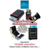 Tesbih Sakarya Kişiye Özel Isimli - Mekanizmalı Otomatik Kızaklı Kartlık Cüzdan - 7Cm X 10Cm