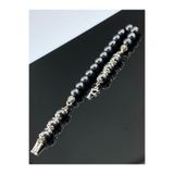 Tesbih Store Hematit Taşı Zaza Tesbih Kişiye Özel Harfli 8 Mm