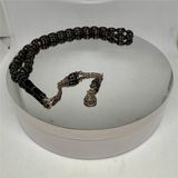 Tesbih TSBH0188HK 925 Ayar Gümüş Püsküllü Gümüş İşlemeli Beyzi Kesim Erzurum Oltu Tesbih