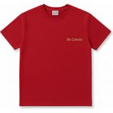 Tesbihane Kişiye Özel Nakışlı Yakası Biyeli Kısa Kollu Bisiklet Yaka Premium Bordo Oversize Tişört Xl