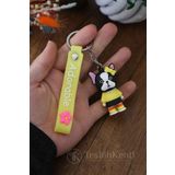 TESBİHKENTİ Sarı Renk Adorable Silikon Anahtarlık