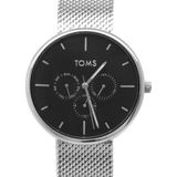 Tesbihname Ferro Gümüş Renk Hasır Kordonlu Erkek Kol Saati TH-TM1844C-1065-A2