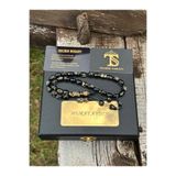 TESBİHSARAYI ALTINLI TESBİH-ALTIN PARÇACIKLI- GOLDEN ROSARY-DIŞINA İSİM YAZILABİLİR KARE KUTULU