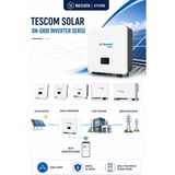Tescom Inv3010ns İnverter Solar On-Grid 3 / 3P 10Kw 2Xmppt Wıth Dc Breaker+Wi-Fi Monıtorıng / Smartphone App Inv3010ns