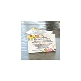 Teşekkür Kartı Ingilizce 5x8 cm 100 Adet - Beyaz