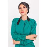 Tesettür Bone Siyah Çoklu Ata Cerrahi Bone