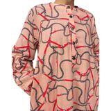Tesettür Elbise - 00406 Pembe - 2XL