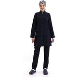 Tesettür Forma Takımı Full Çıtçıt - 5511 Bahar Lacivert - 2XL