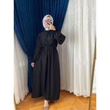 Tesettür Giyim İthal Krep Liza Elbise