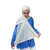 TESETTÜR GİYİM KREM RENGİ PENYE ŞAL