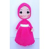 Tesettürlü Bebek Amigurumi Organik Oyuncak