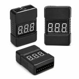 tesha LiPo Pil Kontrol Cihazı - RC 1-8S Pil Test Cihazı Monitörü - Düşük Voltaj Sesli Alarm - LED Göstergeli - Lipo Life LiMn Li-ion Pil için (3 Paket)