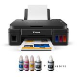 TEŞHİR ÜRÜNÜDÜR !!! CANON UYUMLU PHOTOİNK MÜREKKEPLİ PIXMA G3410/G3416 YAZICI VE BİTMEYEN KARTUŞ Sİ