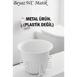 tesitay Beyaz Renk WC Matik Alaturka Tuvaletler İçin