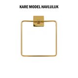 tesitay Kare Havluluk Gold Renk