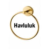 tesitay Yuvarlak Havluluk Gold Renk