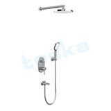 Teska Tenedos Krom Ankastre Iki Yönlü Banyo Bataryası Seti