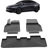 Tesla Model Y Juniper 2025+ Uyumlu Sahler 4.5d Pro Premium Oto Havuzlu Paspas - Siyah