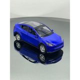 Tesla Model Y Koleksiyonluk Metal Sesli Işıklı Diest Car Oyuncak Model Araba 12 cm - Mavi