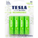 Tesla Şarj edilebilir pil AA (HR06, kurşun kalem pil, blister) 4 adet