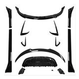 Tesla y model body kit aero kit pianoblack